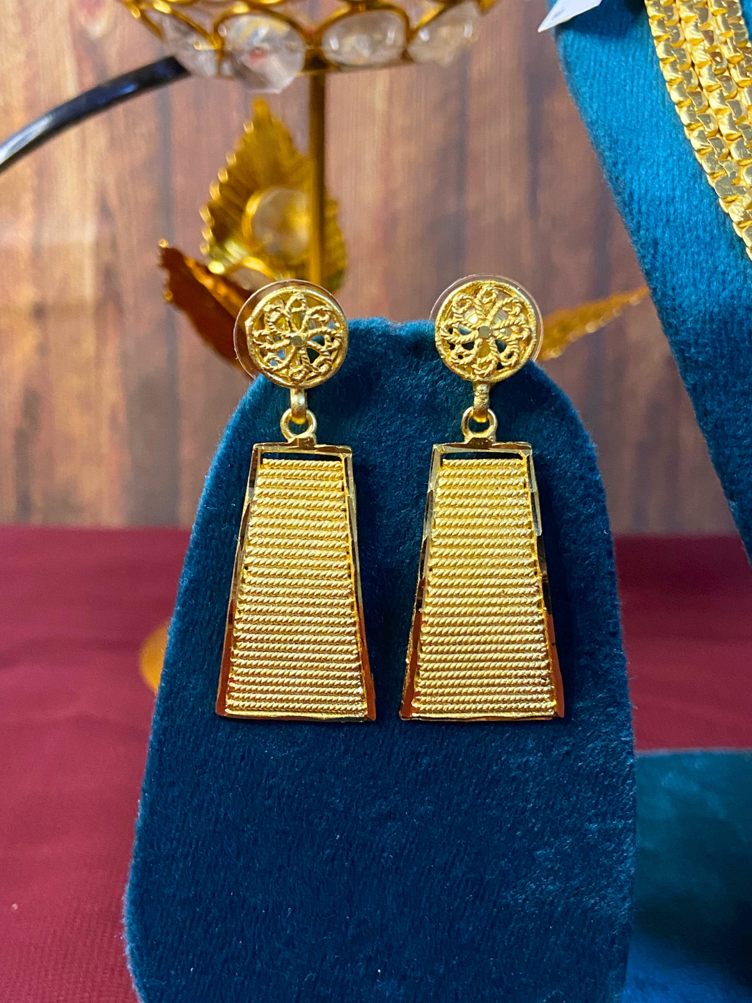 Antique Arab Gold Choker Set | Lightweight Aran Style Design | Elegant & Stylish Dubai Jewellery