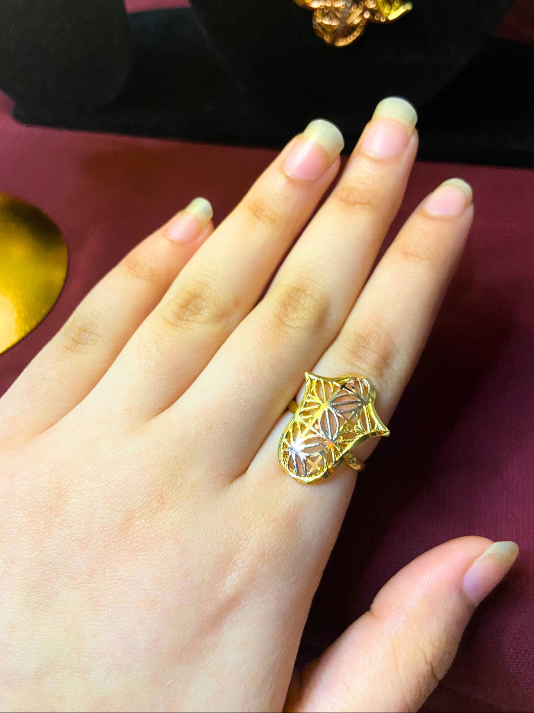 Elegant Antique Jewellery Set | Rose Gold & Silver Plating