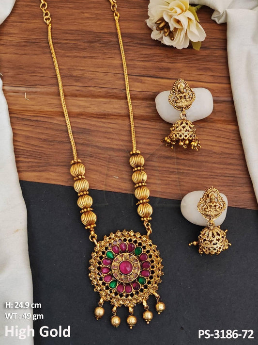 Antique Jewellery High Gold Polish Kemp Jewellery Kemp Pendant Set