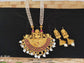 Temple traditional antique design pendant set,