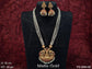 Beautiful Laxmi Design Pendant Designer Long Temple Pendant Set