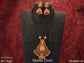 Laxmi Pendant Designer Temple Jewelry Long Pendant Set