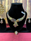 Elegant Antique Jewellery Set | Rose Gold & Silver Plating