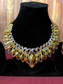 Heavy Choker Antique Jewellery Set | Rose Gold & Silver Plating