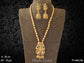 Gold plated traditional temple pendant set