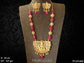 Beads traditional temple pendant set