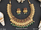 Fancy Design Part wear Beautiful Rajwadi Polish Desinger Party wear Temple Jewllery Temple Coin Necklace Set