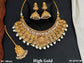 Temple Jewellery High Gold Polish Choker Necklace Set