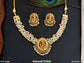 Temple Jewellery Rajwadi Polish Design Short Necklace Set