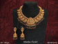 Temple Jewelry Designer Party wear Fancy Style Laxmi Pendant Temple Necklace Set