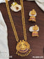 Laxmi Design Pendant High Gold Polish Beautiful Long Temple Jewellery Kemp Temple Long Pendant Set
