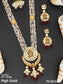 Temple Jewellery Designer Full Stone Party Wear Pendant Set