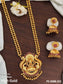 God Laxmi Pendant High Gold Polish Fancy Design Party war Beautiful Temple Jewellery Long Kemp Temple Pendant Set