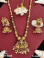 Beautiful Designer Temple Jewellery High Gold Polish Pendant Set