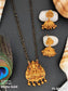 Temple Jewellery Designer Matte Gold Polish Fancy Style Pendant Set