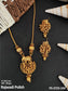 Temple Jewellery Elephant Design Rajwadi Polish Beautiful Pendant Set