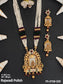 Temple Jewellery Rajwadi Polish Beautifully Designed Temple Pendant Set