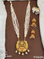 Laxmi Ji in Round Arc Temple Pendant Set