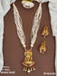 Singhasan Style Laxmi Ji Temple Pendant