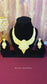 Arab Gold Choker Set with Heavy Detailing | Dubai Style Jewellery | Luxurious Finish